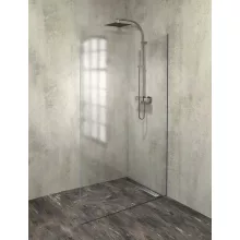   Polysan Architex Line beépítési szett max szélesség 120 cm padlóhoz / falhoz, matt fekete AXL2112B
