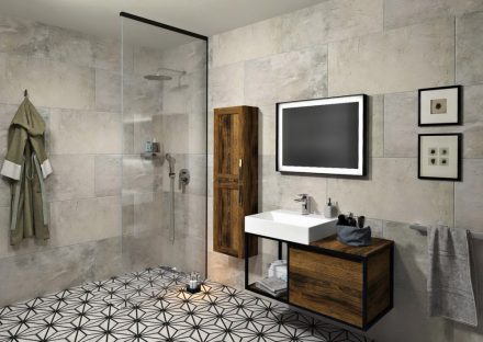 Polysan Architex Line beépítési szett max szélesség 160 cm padlóhoz / falhoz / mennyezethez, matt fekete AXL2816B