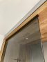 Polysan Architex Line beépítési szett max szélesség 160 cm padlóhoz / falhoz / mennyezethez, matt fekete AXL2816B