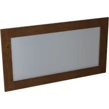   Sapho Brand fürdőszobai tükör fa kerettel 1300x700 mm, pácolt lucfenyő BA061S