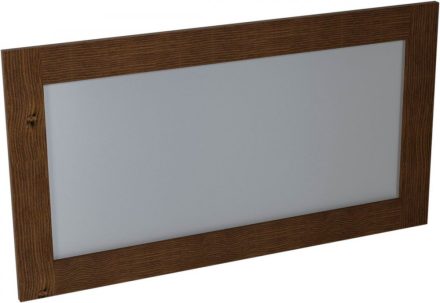 Sapho Brand fürdőszobai tükör fa kerettel 1300x700 mm, pácolt lucfenyő BA061S