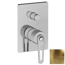   Sapho Bebé falba építhető 2 irányú csaptelep, bronz BB042/18