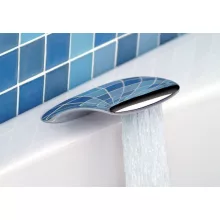   Sapho kádperemre telepíthető kádkifolyó 16 cm, króm BD30051