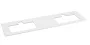 Sapho Brahea Rockstone mosdópult 181x51x1 cm, matt fehér BL181-0101-80