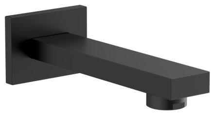 Sapho fali kifolyócső 160 mm, matt fekete BO412