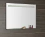 Sapho Breto tükör üveg polccal és LED világítással 80x60 cm BT080