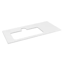   Sapho Brahea Rockstone mosdópult 96x51x2 cm, balos/matt fehér BT097-0101-L