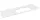 Sapho Brahea Rockstone mosdópult 131x51x2 cm, jobbos/matt fehér BT132-0101-R