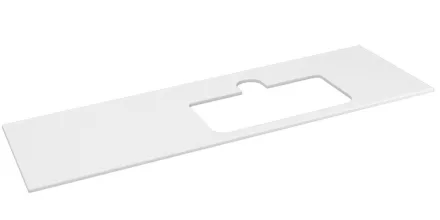 Sapho Brahea Rockstone mosdópult 146x51x2 cm, jobbos/matt fehér BT147-0101-R