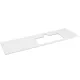 Sapho Brahea Rockstone mosdópult 146x51x2 cm, jobbos/matt fehér BT147-0101-R