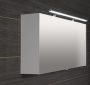 Sapho CLOE fürdőszobai tükrösszekrény LED világítással 100x50x18 cm, fehér CE100-0030