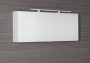 Sapho Cloe polcos tükrösszekrény LED világítással 120x50x18 cm, fehér CE120-0030