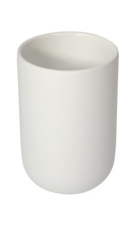 Sapho Chloé fogkefetartó pohár, matt fehér CH033