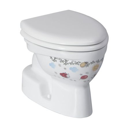 Sapho Kid Gyeremek WC csésze színes mintával, alsó kifolyású CK300-11CB00E-FF
