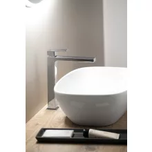   Sapho Cubemix magasított álló mosdócsaptelep leeresztő nélkül, króm CM006