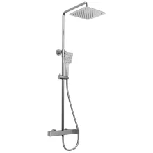   Sapho Cubemix teleszkópos zuhanyoszlop csapteleppel és zuhanyszettel, króm CM139