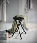 Sapho fürdőszobai szék 26x45,5x26 cm, fekete CO7614