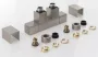 Sapho Cube Twin csatlakozó készlet sarok radiátorszeleppel, 50 mm bekötéssel, jobbos, csiszolt inox CP582S