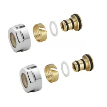   Sapho Szorítógyűrűk többrétegű csőhöz, 16 mm, króm CP6020
