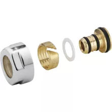   Sapho Szorítógyűrűk többrétegű csőhöz, 16 mm, csiszolt inox CP6520