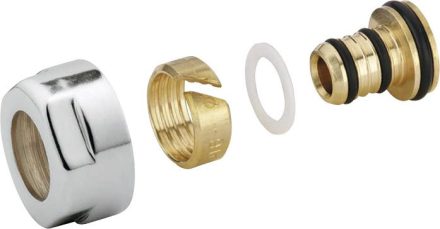 Sapho Szorítógyűrűk többrétegű csőhöz, 16 mm, csiszolt inox CP6520