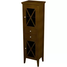   Sapho Cross állószekrény, 47x120 cm, jobbos, mahagóni CR013