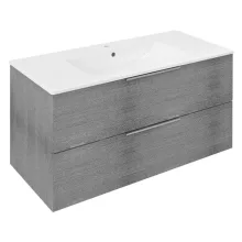   Sapho Cirasa mosdótartó szekrény 2 fiókkal 99,8x52x46 cm, ezüst tölgy CR100-1111