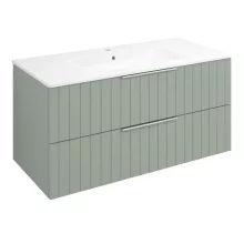   Sapho Cirasa mosdótartó szekrény 2 fiókkal 99,8x52x46 cm, verde strip CR100-4444S