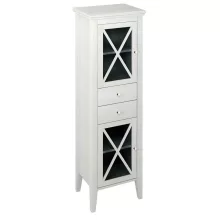   Sapho Cross balos két ajtós állószekrény 49x170x39cm, antik fehér CR214