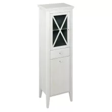   Sapho Cross balos állószekrény szennyeskosárral 49x170x39 cm, antik fehér CR216