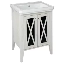   Sapho Cross két ajtós mosdótszekrény 55x81x43 cm, antik fehér CR260