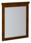 Sapho CROSS fali tükör 63x80cm, barna kerettel CR311