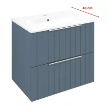   Sapho Cirasa mosdótartó szekrény 2 fiókkal 58x54x39 cm, siena strip CR592-4242S