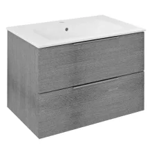   Sapho Cirasa mosdótartó szekrény 2 fiókkal 69,8x52x46 cm, ezüst tölgy CR701-1111