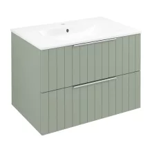   Sapho Cirasa mosdótartó szekrény 2 fiókkal 69,8x52x46 cm, verde strip CR701-4444S