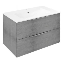   Sapho Cirasa mosdótartó szekrény 2 fiókkal 79,8x52x46 cm, ezüst tölgy CR801-1111