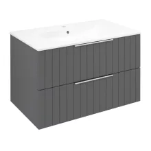   Sapho Cirasa mosdótartó szekrény 2 fiókkal 79,8x52x46 cm, carina strip CR801-4141S