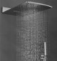 Sapho fali fejzuhany esőztetővel és kaszkád kifolyóval, króm DC456