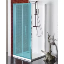   Polysan Lucis Line zuhanyajtóhoz oldalfal 80x200 cm átlátszó üveg, króm profilszín DL3315