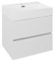 Sapho Odetta 2 fiókos mosdótartó szekrény, 57x43,5cm, fényes fehér DT060-3030