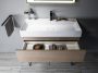 Sapho Odetta két fiókos mosdótartó szekrény 95x43,5 cm, ezüst tölgy DT100-1111