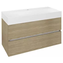   Sapho Odetta két fiókos mosdótartó szekrény 95x43,5 cm, bardini szilva DT100-1313