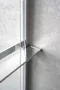 Polysan walk-in zuhanypolc törölközőtartóval EG1410 méretre vágható 60-140 cm Saniterline