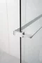 Polysan walk-in zuhanypolc törölközőtartóval EG1410 méretre vágható 60-140 cm Saniterline