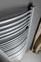 Sapho Egeon fürdőszobai radiátor 595x1742 mm, struktúrált ezüst EG617SS