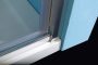 Polysan Easy Line állítható nyíló ajtó 880-1020 mm transzparent üveg, króm EL1715