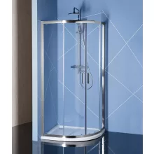   Polysan Easy Line íves zuhanykabin 190x90x80 cm transzparent üveg, króm EL2815