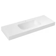   Sapho Emico Rockstone mosdó 150x50 cm, matt fehér EM150-B1M-L