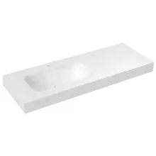   Sapho Emico balos Rockstone mosdó 170x50 cm, matt fehér EM170-B1L-L