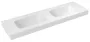 Sapho Emico Rockstone duplamosdó 200x50 cm, matt fehér EM200-B2M-L